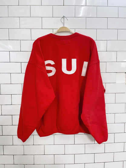 vintage mondetta sui flag sweatshirt