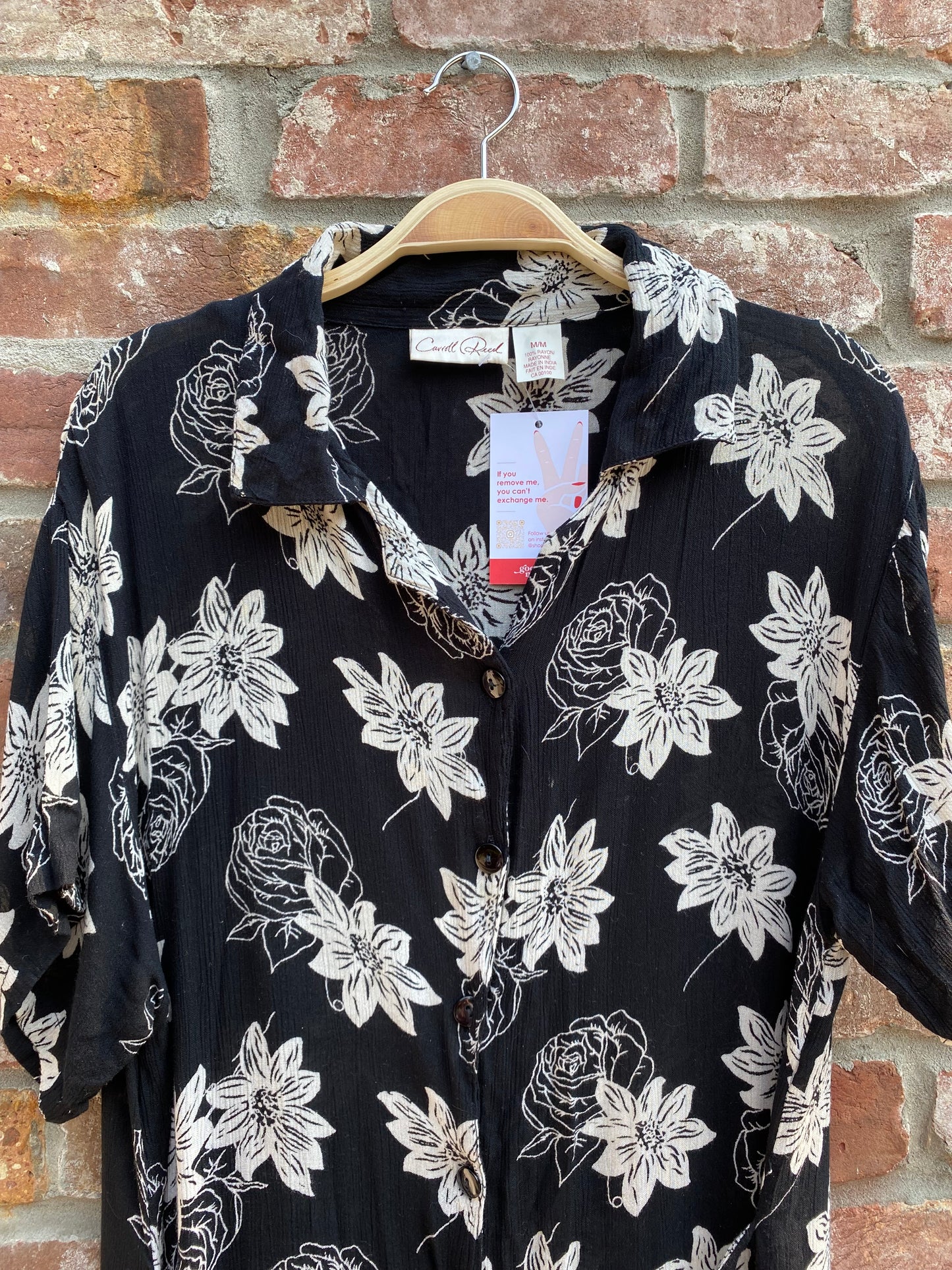 vintage 00s carroll reed button down shirt dress