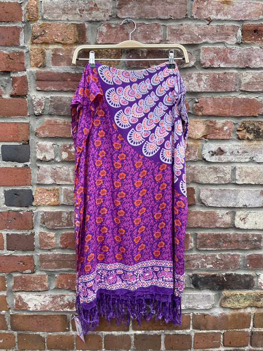 beach sarong - boho medallion