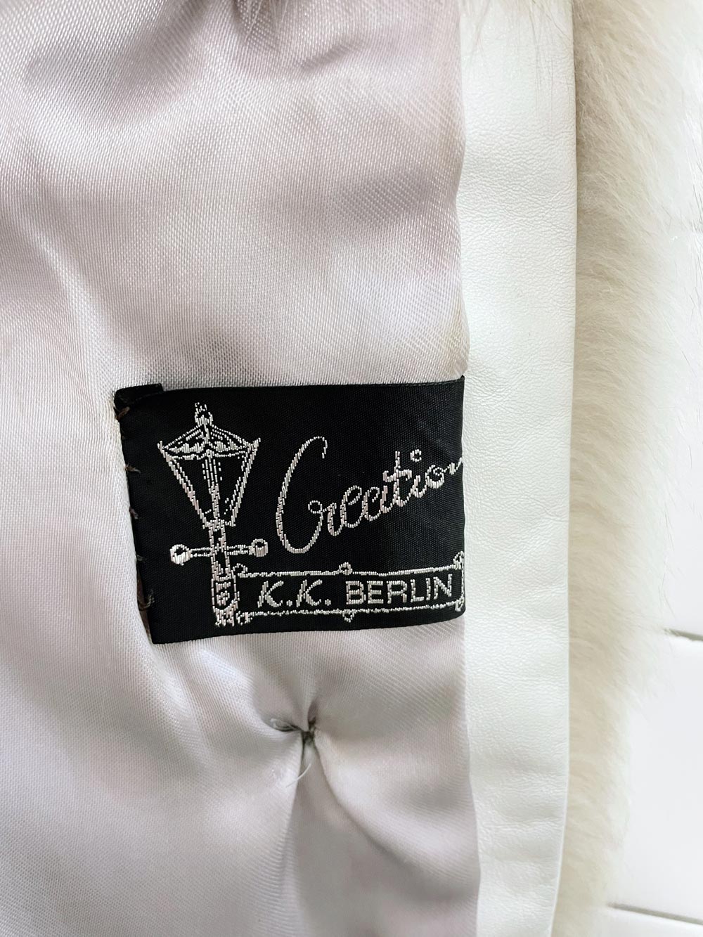 vintage saga yellow fox fur coat