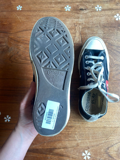 converse x commes des garcons sneakers