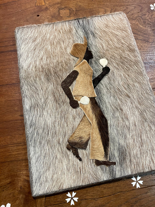 vintage carib goat hair music art