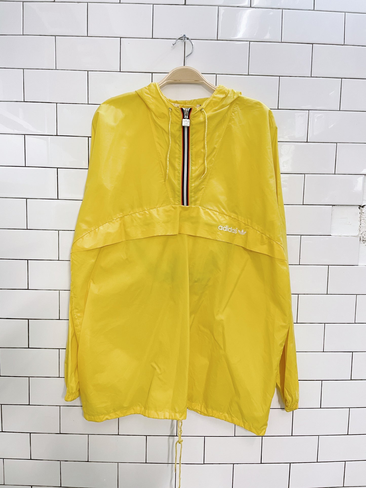 vintage 80s adidas packable fanny pack jacket