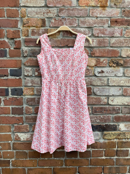 vintage country floral house dress