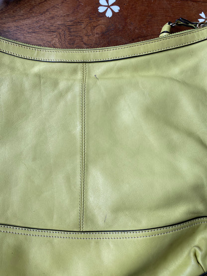 vintage 90s coach park leather shoulder bag