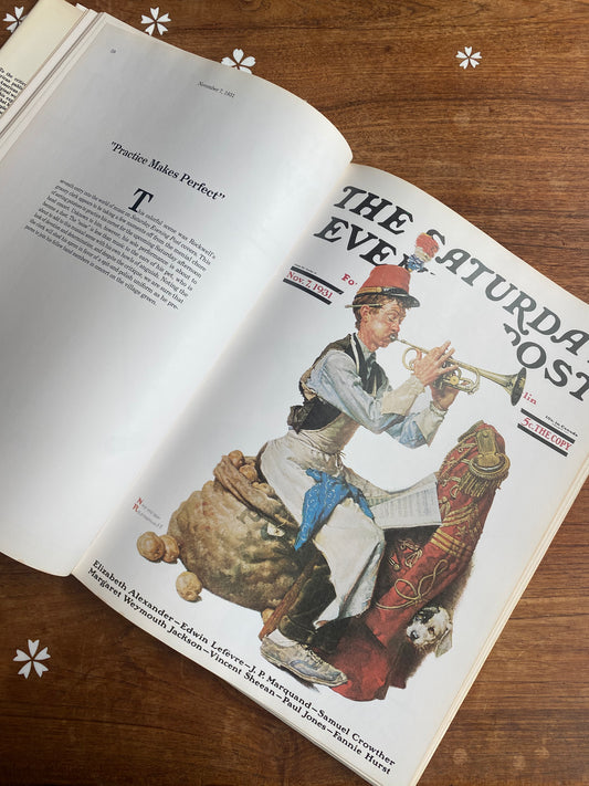 vintage 70s norman rockwell hardcover