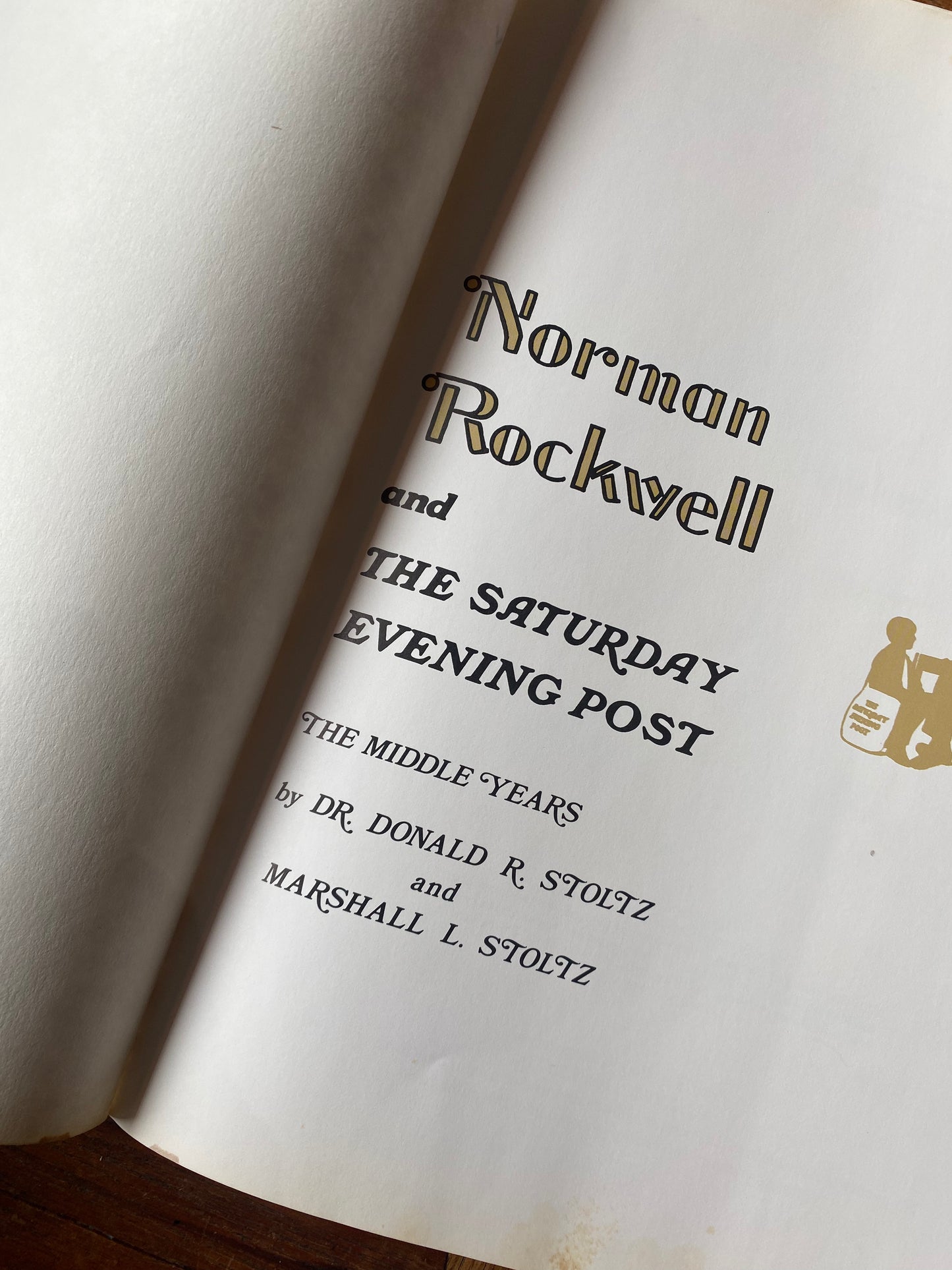 vintage 70s norman rockwell hardcover
