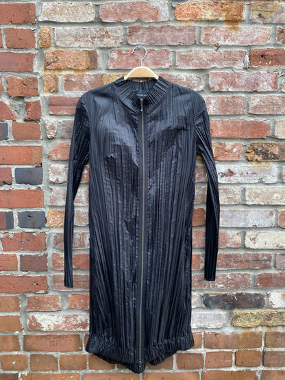 kedziorek pleated balloon hem dress