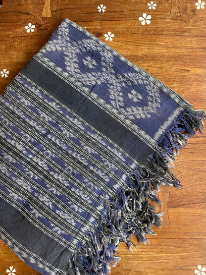 vintage xl boho woven beach/picnic blanket