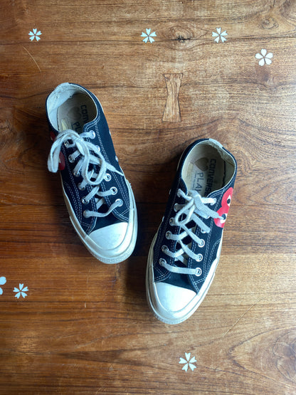 converse x commes des garcons sneakers