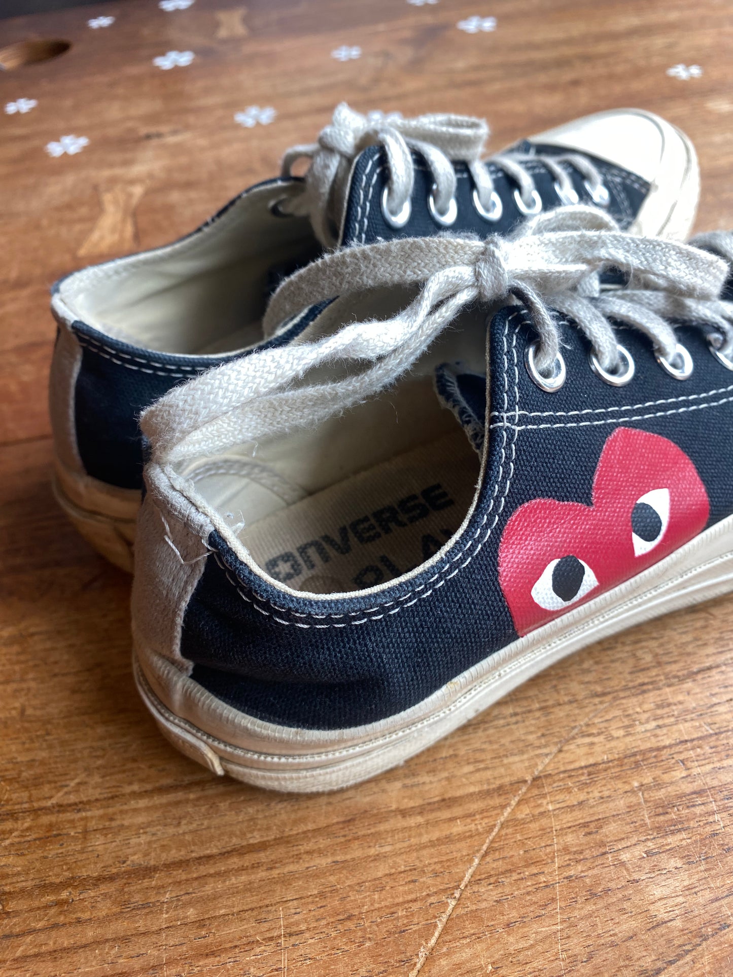 converse x commes des garcons sneakers