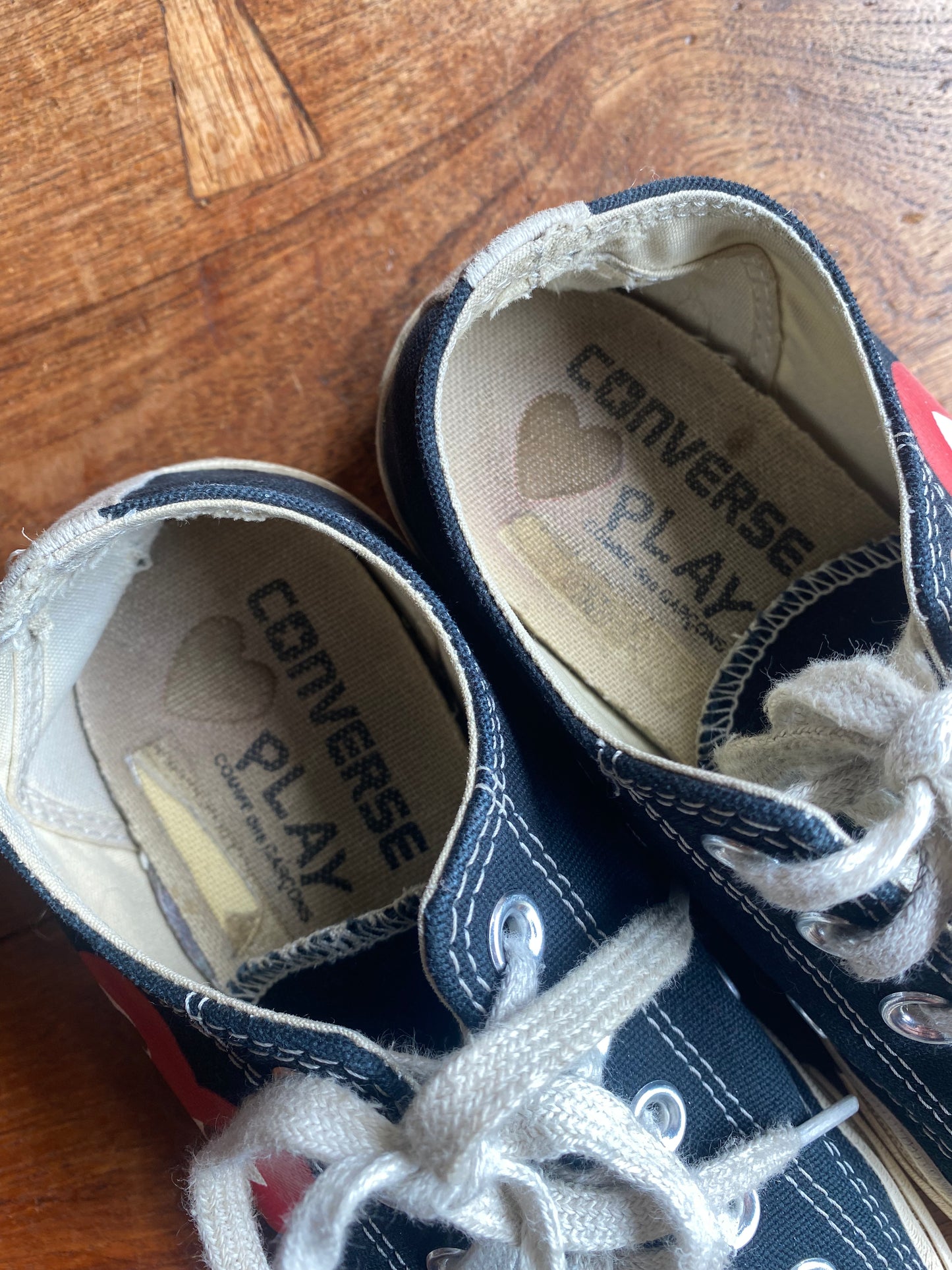 converse x commes des garcons sneakers