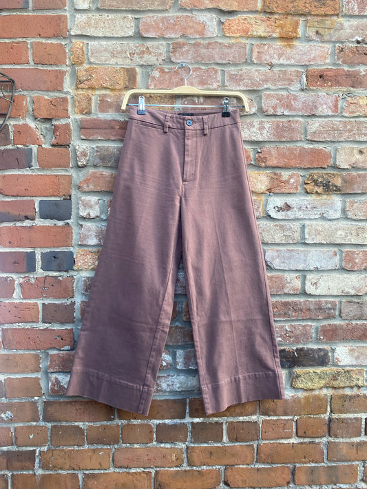 frank and oak josephine wide leg trouser