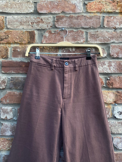 frank and oak josephine wide leg trouser