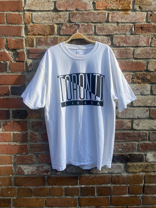 vintage 90s nicholby's toronto tourist tee
