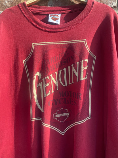 vintage 00s harley davidson aussie tee