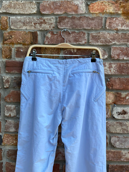 y2k garage flare leg zip off drawstring pants