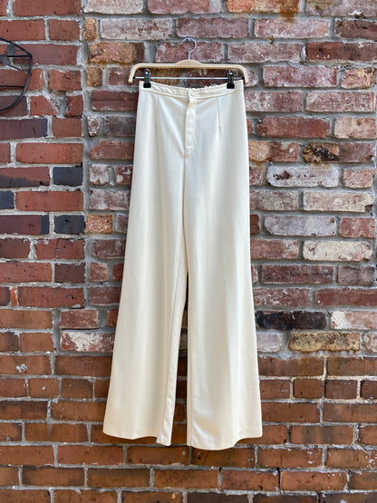 vintage 70s sears poly-knit flare trouser