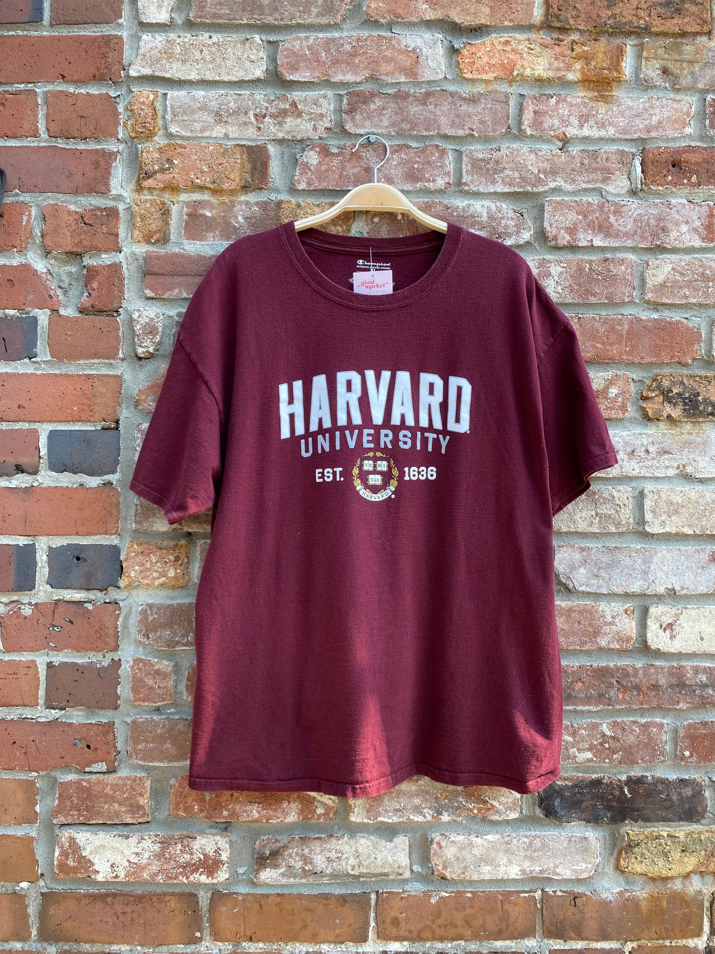 champion harvard graphic tee
