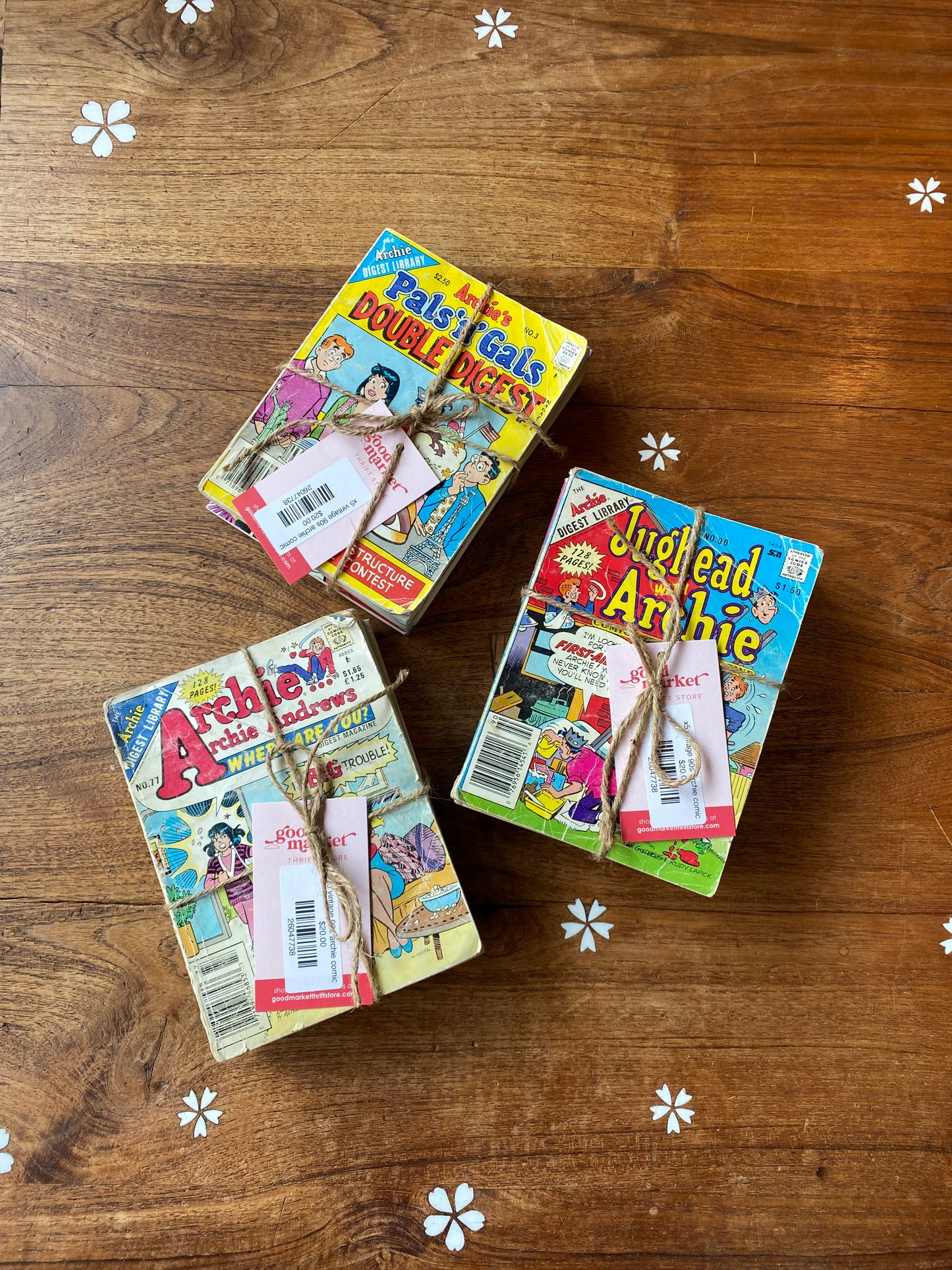 x5 vintage 90s archie comics