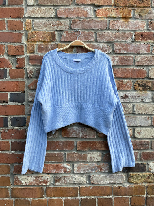 UO chunky rib boxy cropped sweater