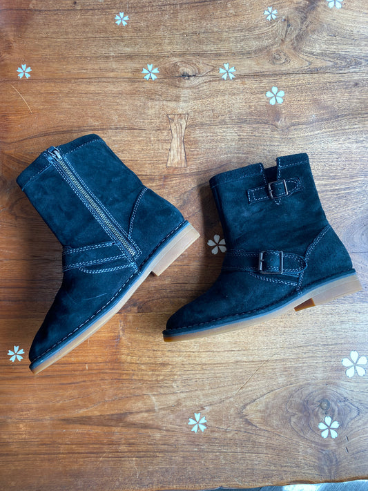 hush puppies aydin catelyn buckle suede boot