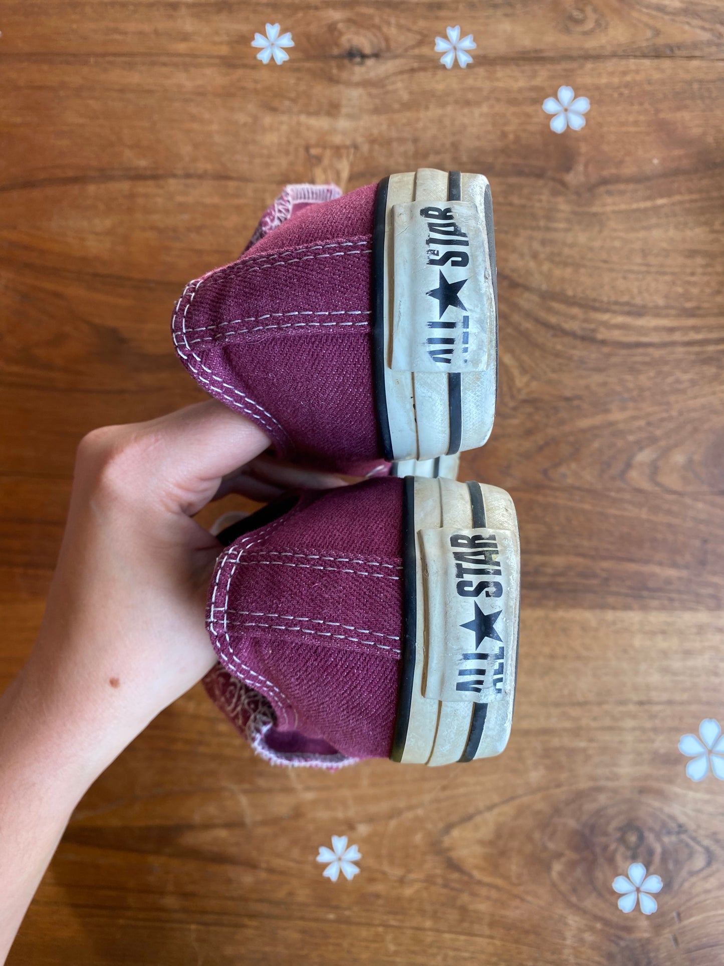 converse all star double flap low sneakers