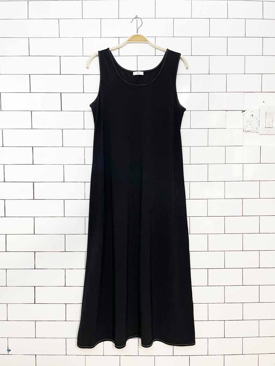 crea concept stretchy sleeveless maxi dress