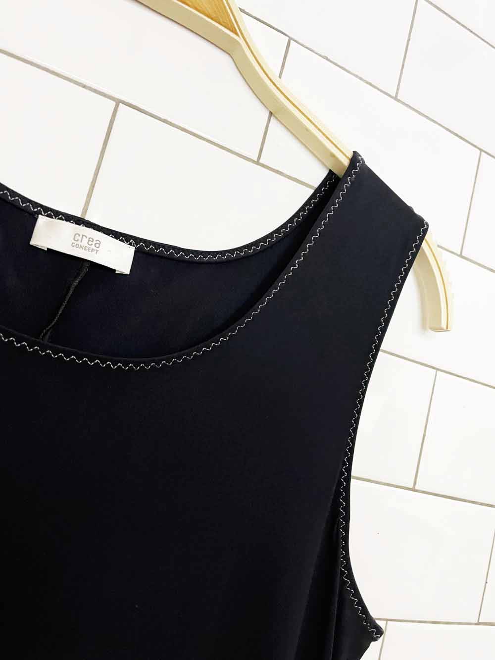crea concept stretchy sleeveless maxi dress