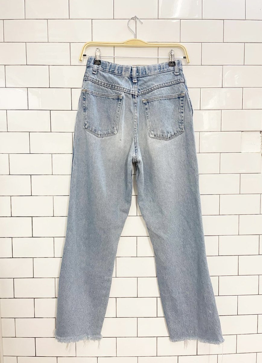 vintage 90s legendary gold ripped jeans - good market thrift store