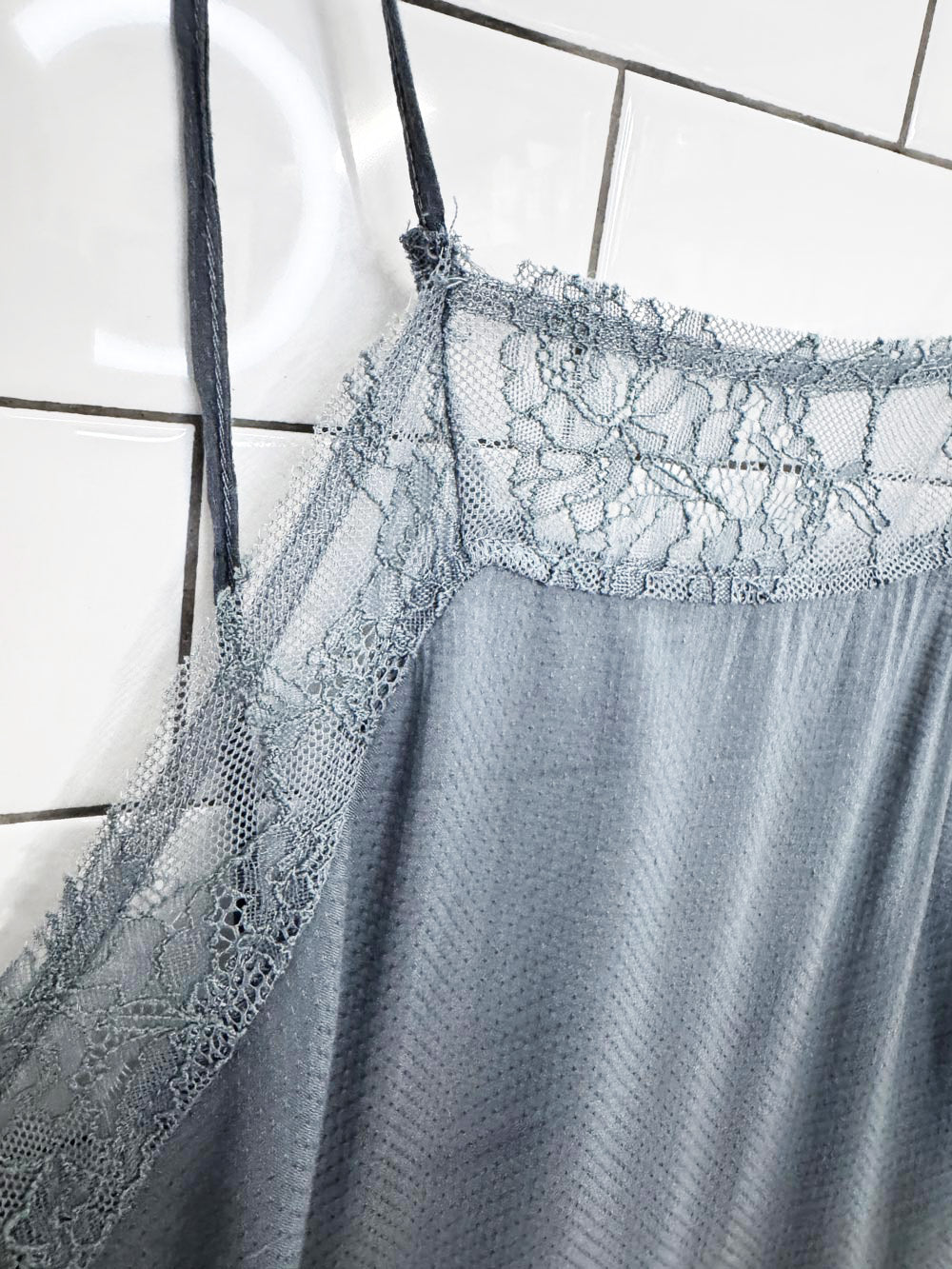 intimately free people lace trim slip mini dress