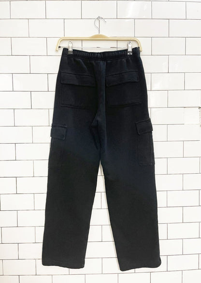 tna sweat fleece cozy cargo sweat pant - good market thrift store