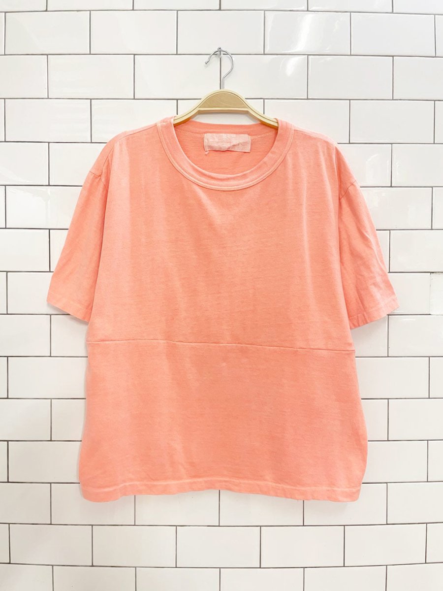 rework x vintage 90s non fiction neon salt wash tee - good market thrift store