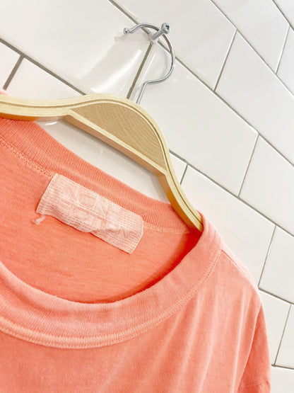 rework x vintage 90s non fiction neon salt wash tee - good market thrift store