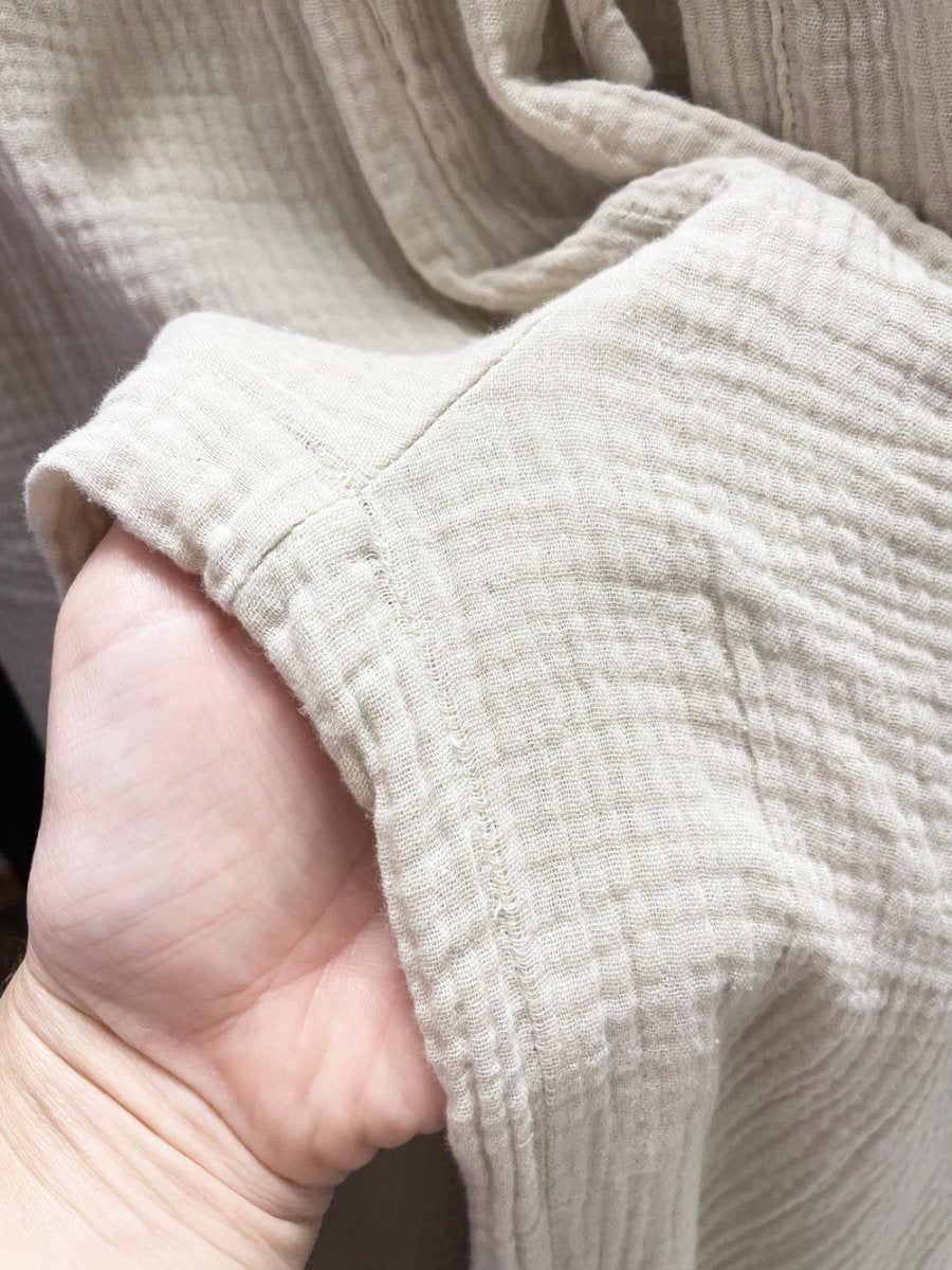 gauze cotton lounge parachute pants - good market thrift store