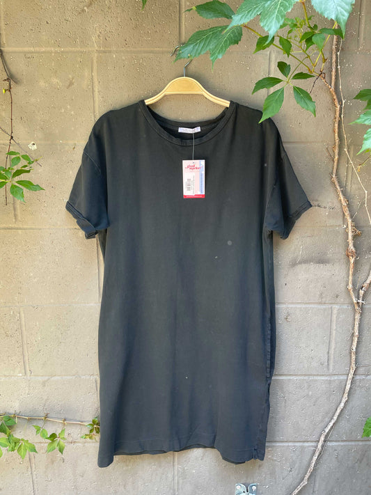 zara side pocket t-shirt dress