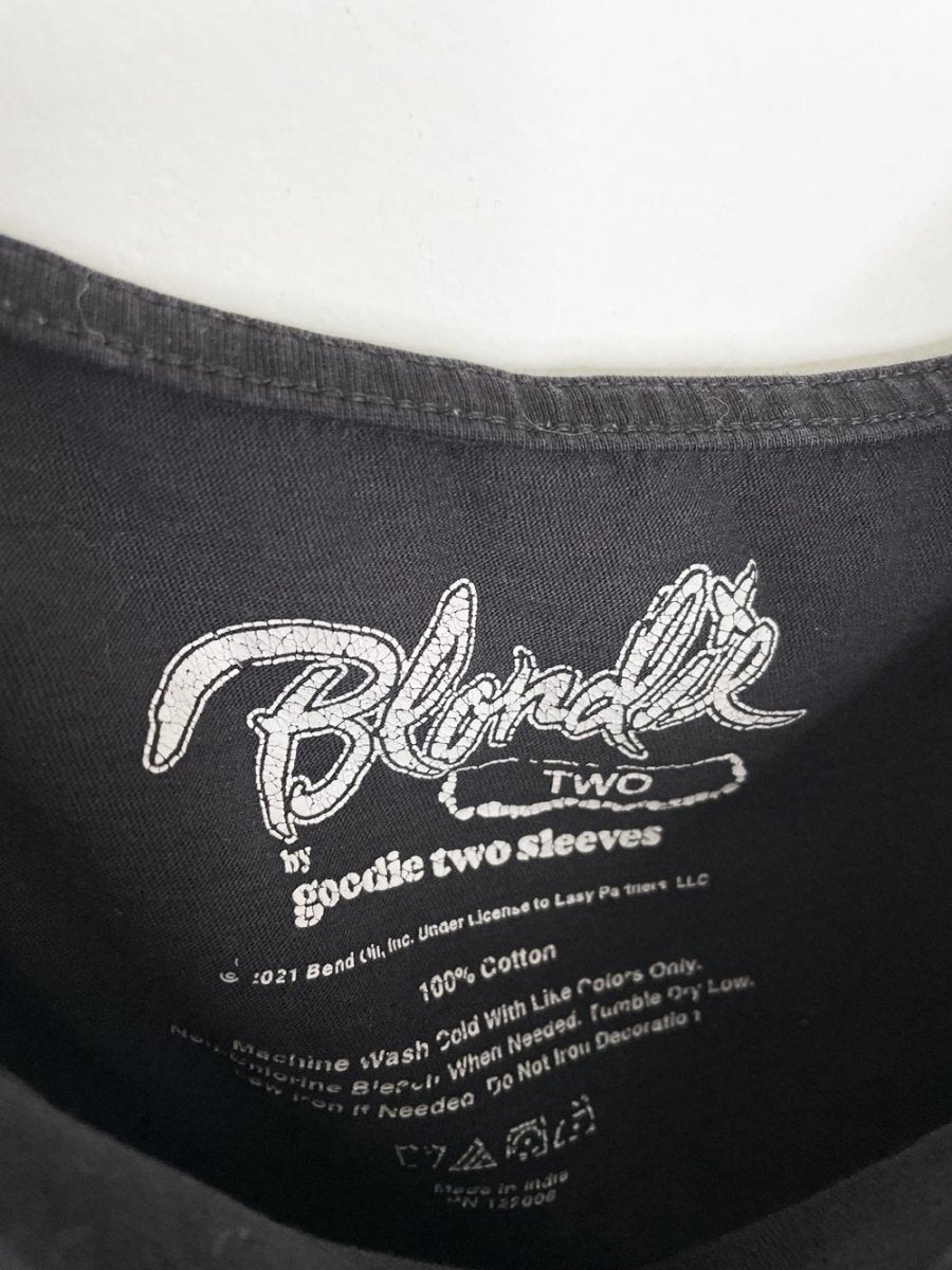 goodie two sleeves blondie off one shoulder tee | 2021 - good market thrift store