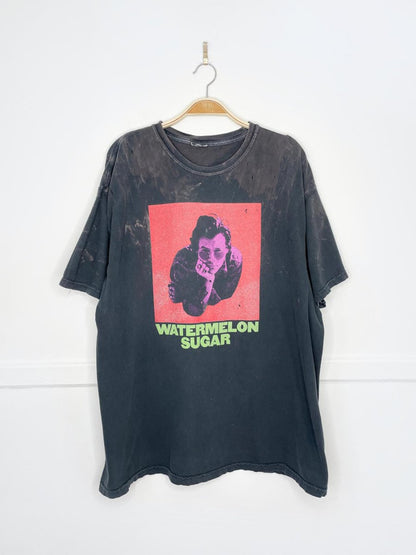 harry styles watermelon sugar tour bleached tee - good market thrift store