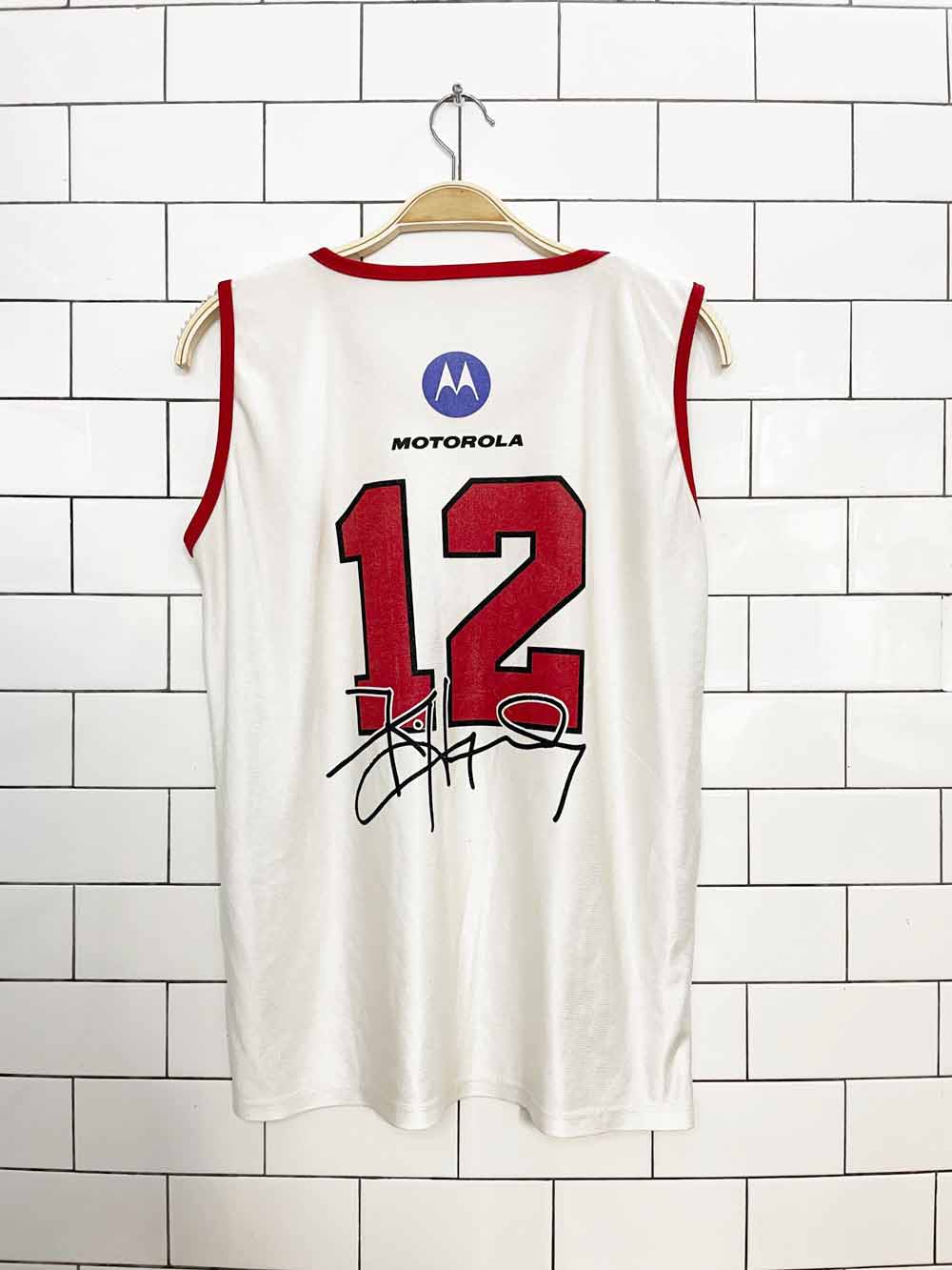 vintage 00s chicago bills motorola promo jersey | kirk hinrich #12