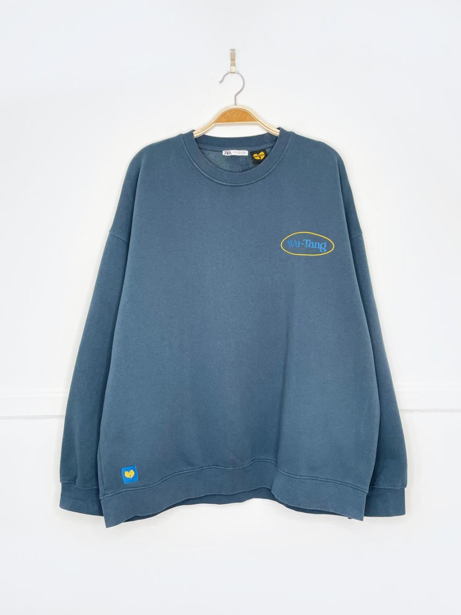 zara x wu - tang clan forever oversized sweatshirt - good market thrift store