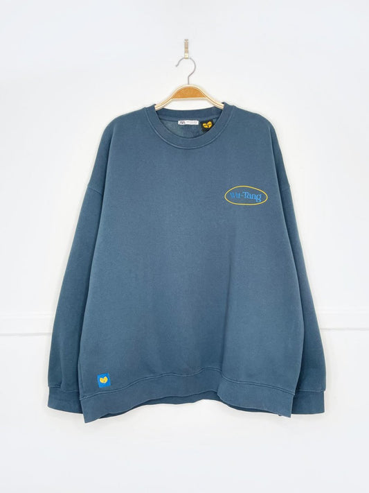 zara x wu - tang clan forever oversized sweatshirt - good market thrift store