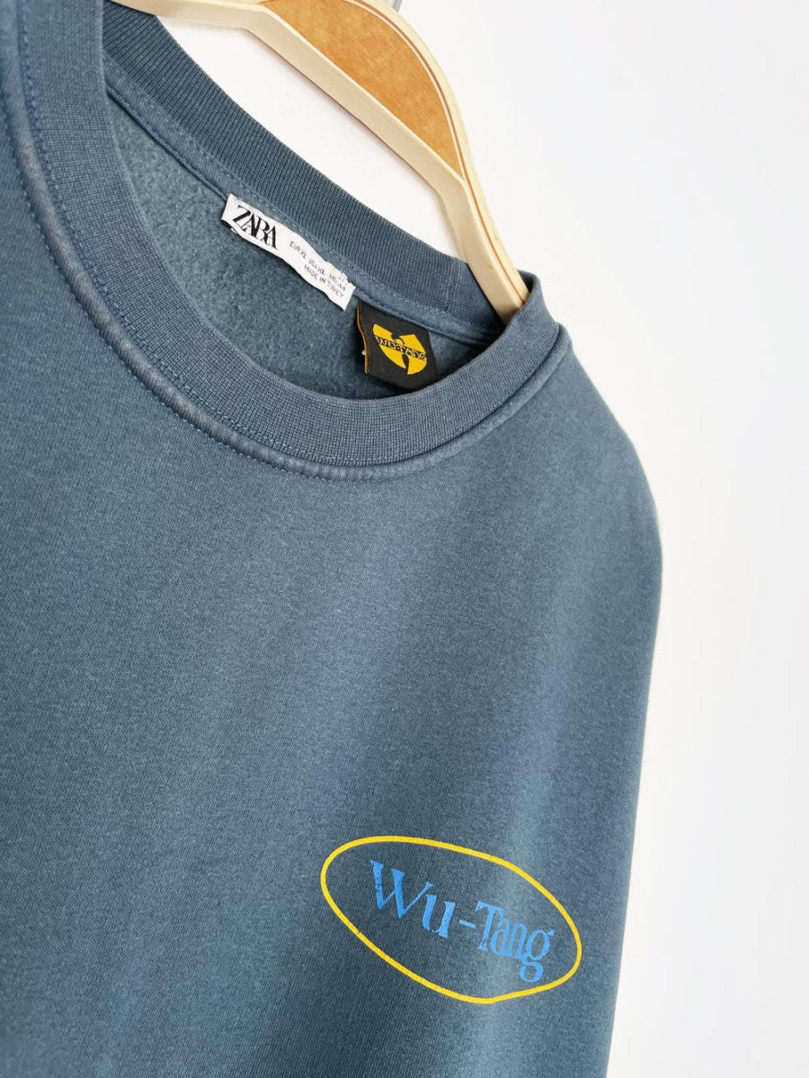 zara x wu - tang clan forever oversized sweatshirt - good market thrift store