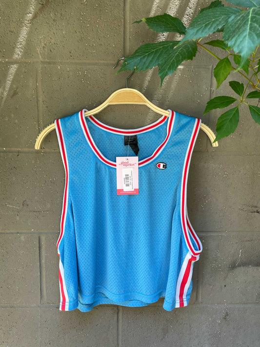 champion mesh cropped tank