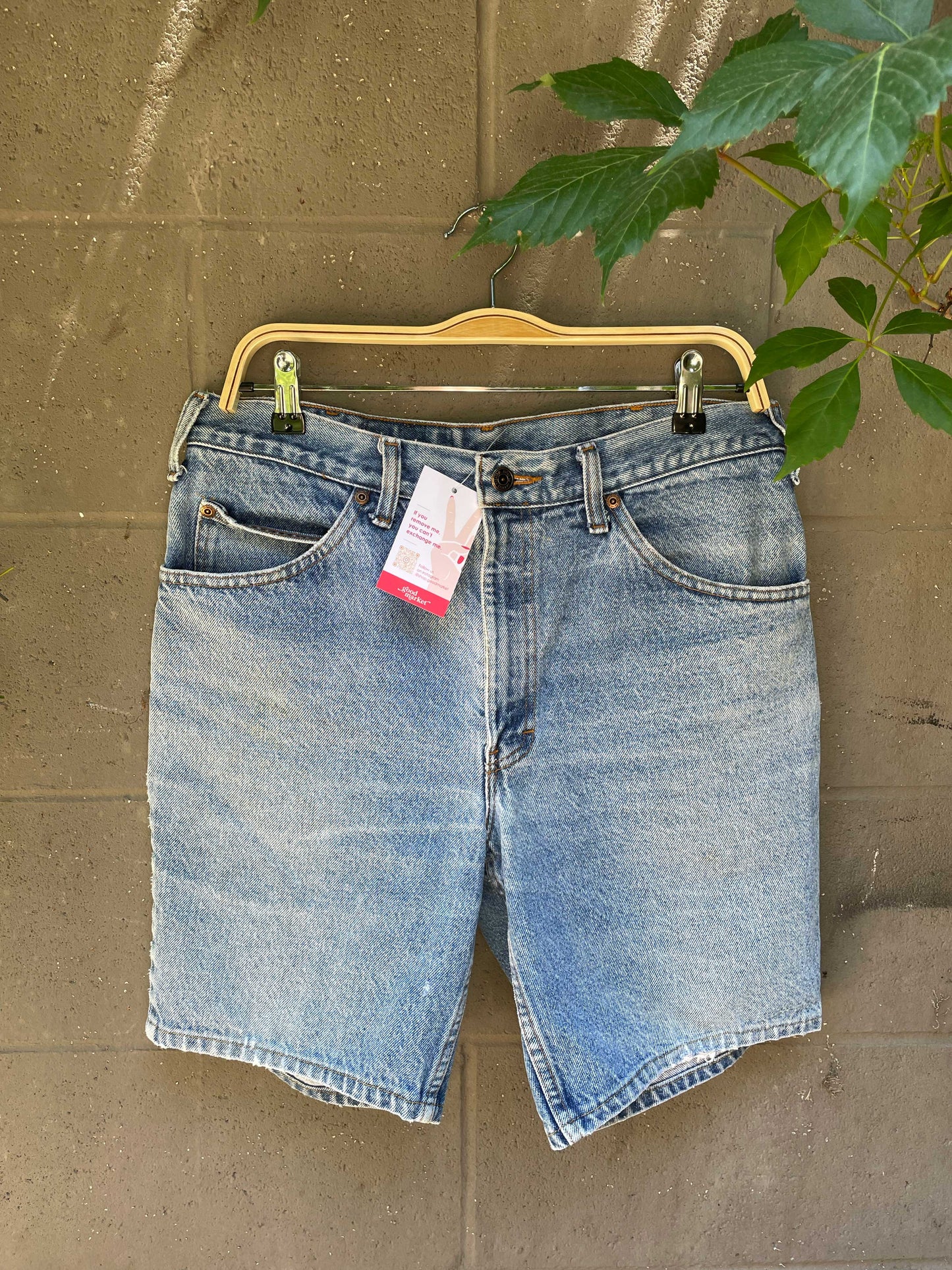 vintage 90s great western long denim shorts