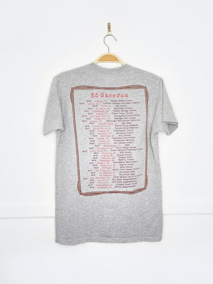 ed sheeran multiple tour graphic tee | 2015 - good market thrift store