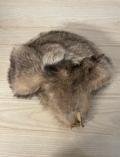 vintage fur trapper hat