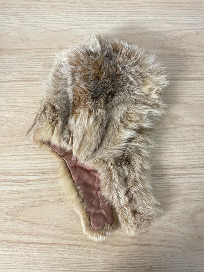 vintage bonnet fur hat