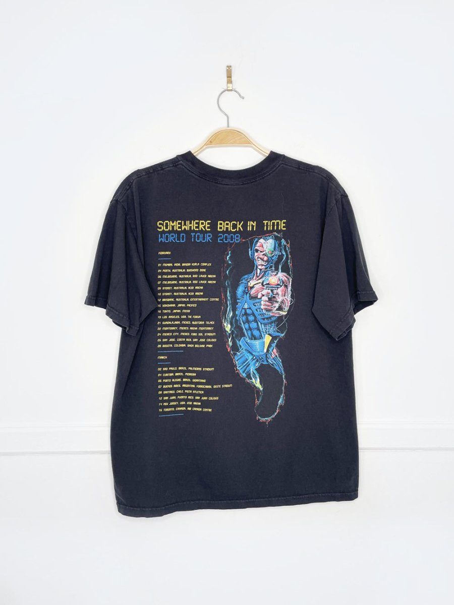vintage 00s iron maiden somewhere in time tee | 2008 anvil - good market thrift store