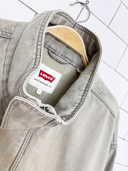 levi's oversized way denim bomber jacket