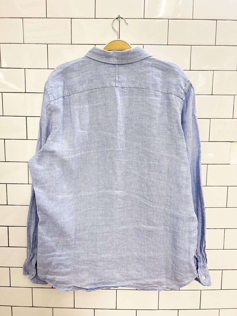 banana republic oversized linen shirt - good market thrift store